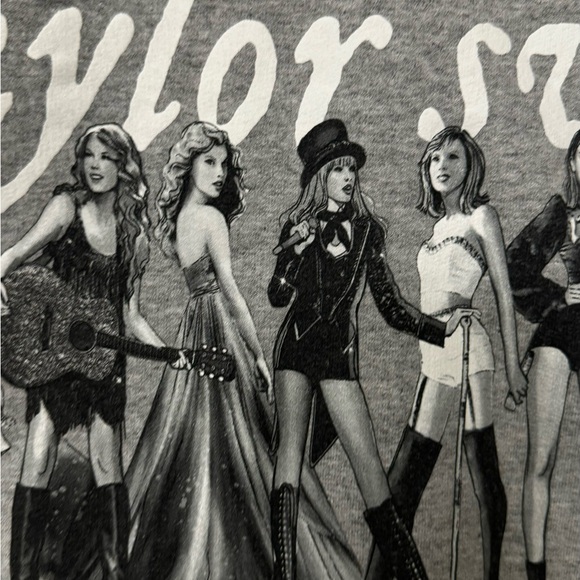 Taylor Swift Merch Heather Grey Crewneck AUTHENTIC - Picture 7 of 7